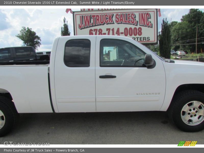 Summit White / Light Titanium/Ebony 2010 Chevrolet Silverado 1500 LT Extended Cab