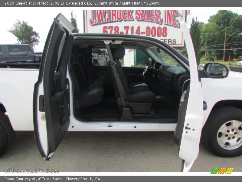 Summit White / Light Titanium/Ebony 2010 Chevrolet Silverado 1500 LT Extended Cab