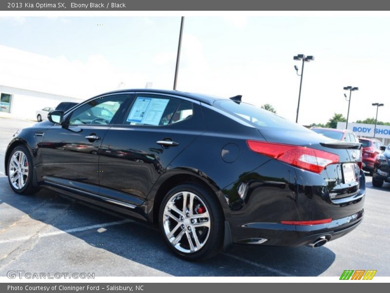 Ebony Black / Black 2013 Kia Optima SX