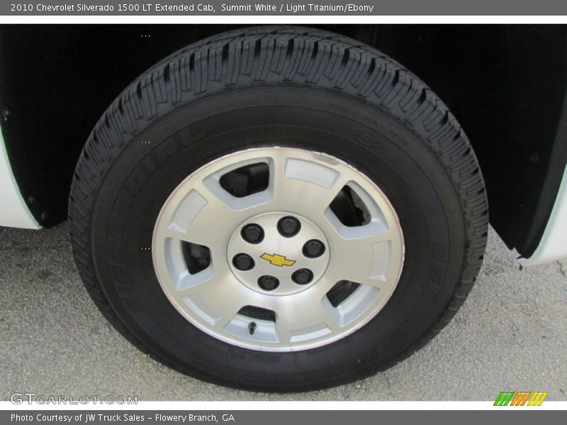 Summit White / Light Titanium/Ebony 2010 Chevrolet Silverado 1500 LT Extended Cab