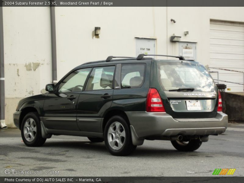 Woodland Green Pearl / Beige 2004 Subaru Forester 2.5 XS