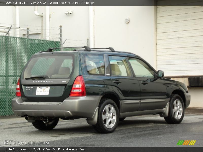 Woodland Green Pearl / Beige 2004 Subaru Forester 2.5 XS