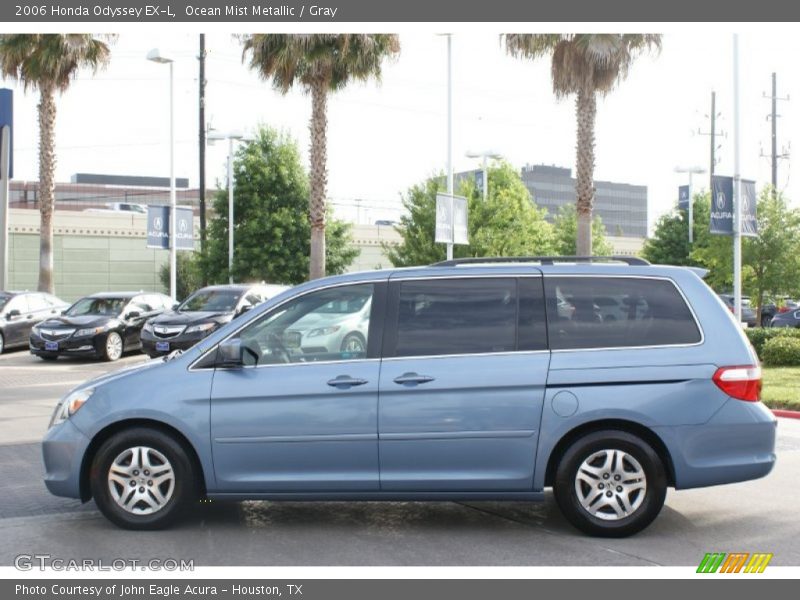 Ocean Mist Metallic / Gray 2006 Honda Odyssey EX-L