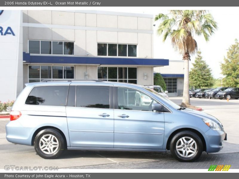 Ocean Mist Metallic / Gray 2006 Honda Odyssey EX-L