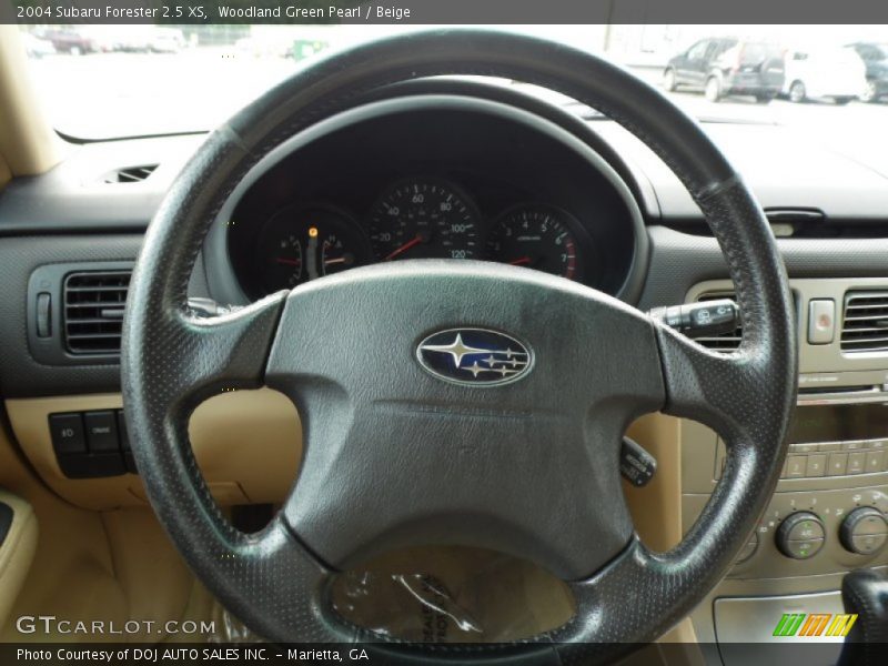 Woodland Green Pearl / Beige 2004 Subaru Forester 2.5 XS