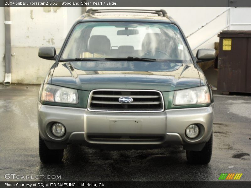 Woodland Green Pearl / Beige 2004 Subaru Forester 2.5 XS
