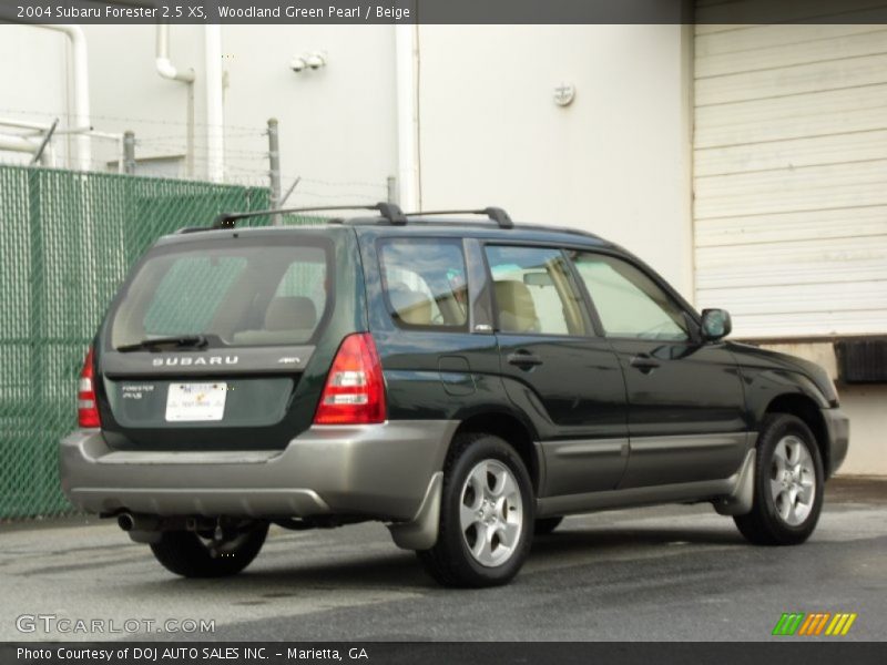 Woodland Green Pearl / Beige 2004 Subaru Forester 2.5 XS