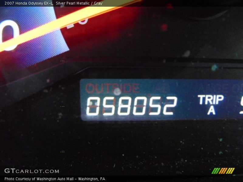 Silver Pearl Metallic / Gray 2007 Honda Odyssey EX-L