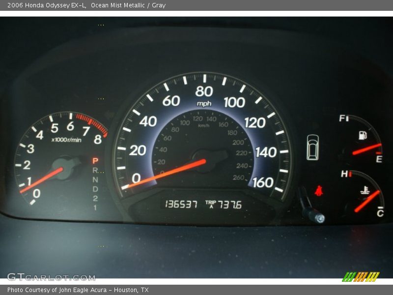 Ocean Mist Metallic / Gray 2006 Honda Odyssey EX-L