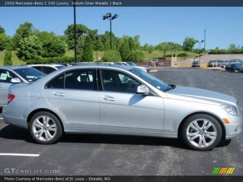 Iridium Silver Metallic / Black 2009 Mercedes-Benz C 300 Luxury