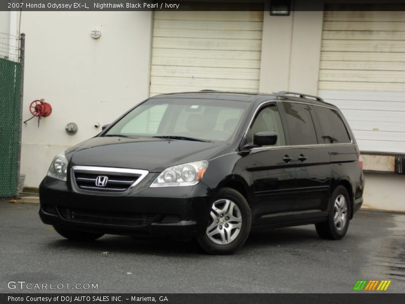 Nighthawk Black Pearl / Ivory 2007 Honda Odyssey EX-L