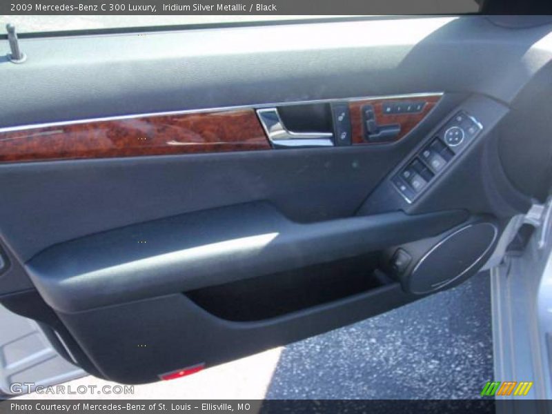 Iridium Silver Metallic / Black 2009 Mercedes-Benz C 300 Luxury