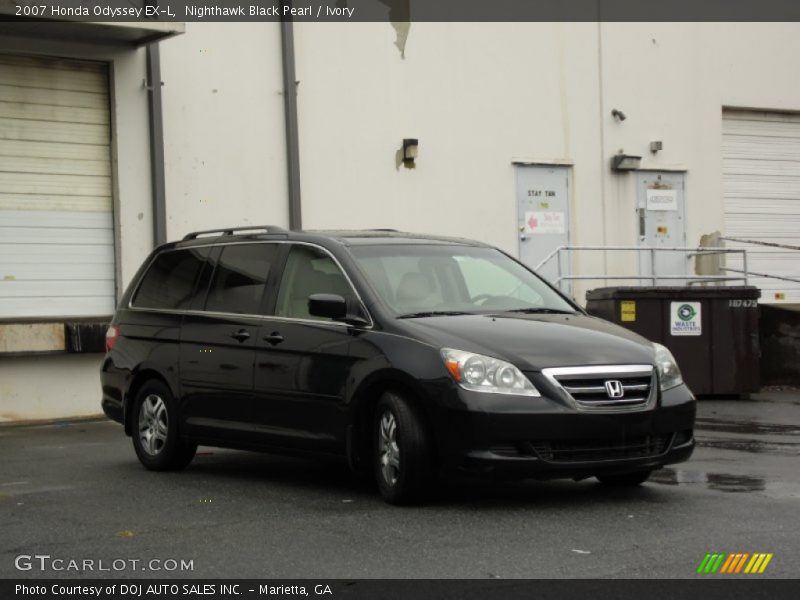 Nighthawk Black Pearl / Ivory 2007 Honda Odyssey EX-L
