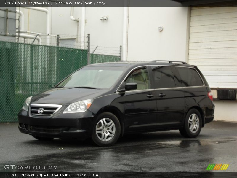 Nighthawk Black Pearl / Ivory 2007 Honda Odyssey EX-L