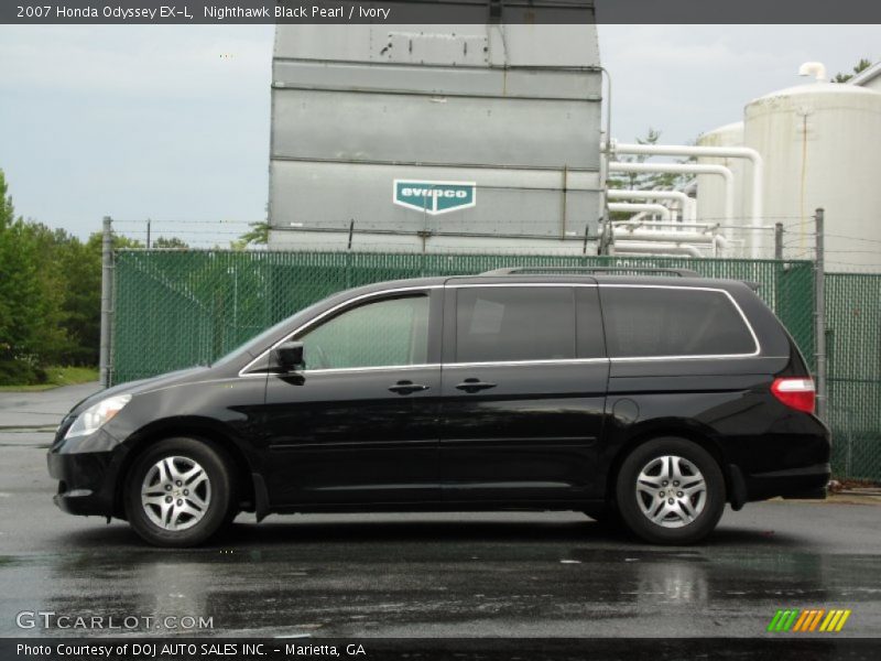 Nighthawk Black Pearl / Ivory 2007 Honda Odyssey EX-L