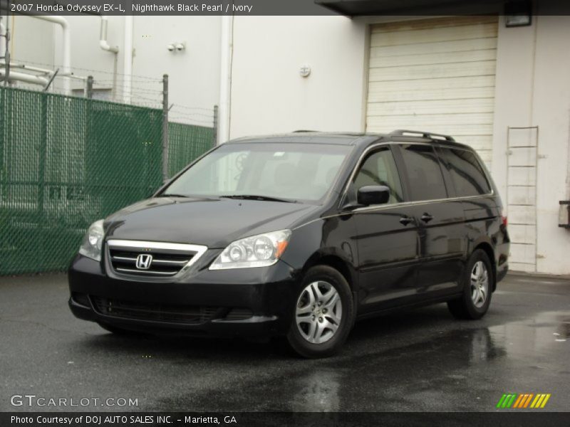 Nighthawk Black Pearl / Ivory 2007 Honda Odyssey EX-L