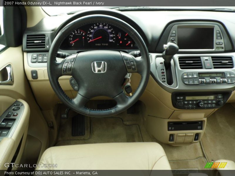 Nighthawk Black Pearl / Ivory 2007 Honda Odyssey EX-L