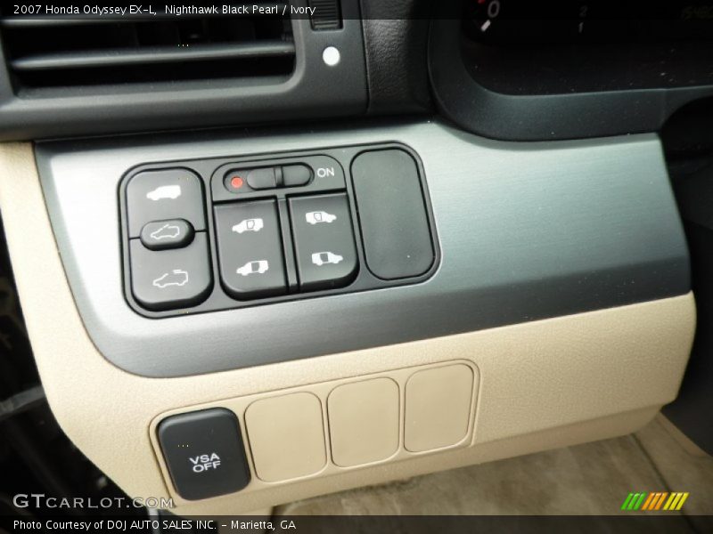 Nighthawk Black Pearl / Ivory 2007 Honda Odyssey EX-L