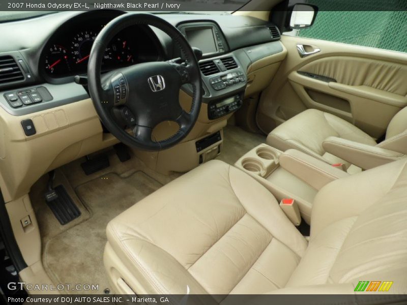 Nighthawk Black Pearl / Ivory 2007 Honda Odyssey EX-L