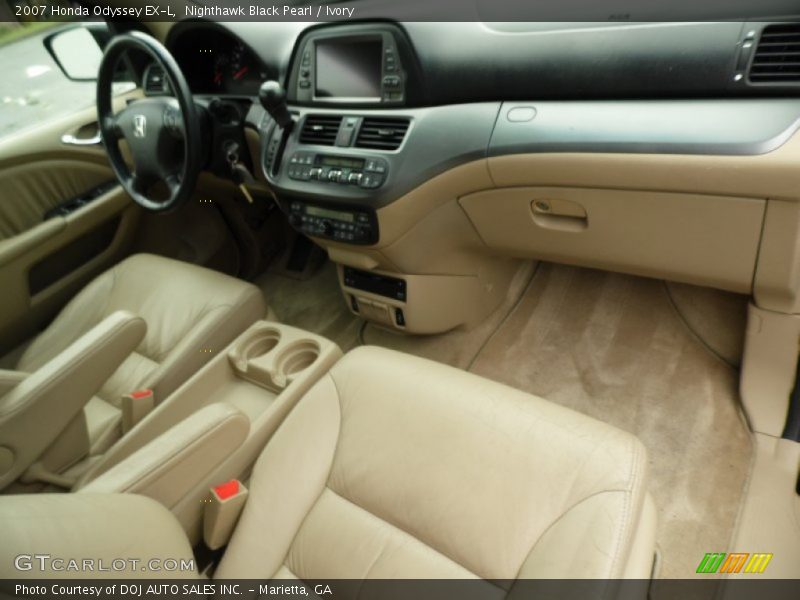 Nighthawk Black Pearl / Ivory 2007 Honda Odyssey EX-L