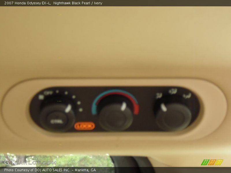 Nighthawk Black Pearl / Ivory 2007 Honda Odyssey EX-L