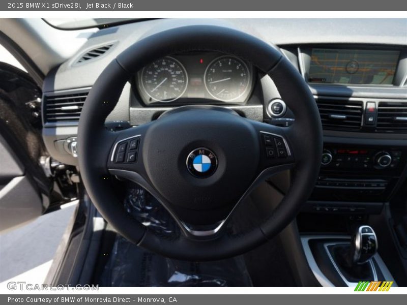 Jet Black / Black 2015 BMW X1 sDrive28i