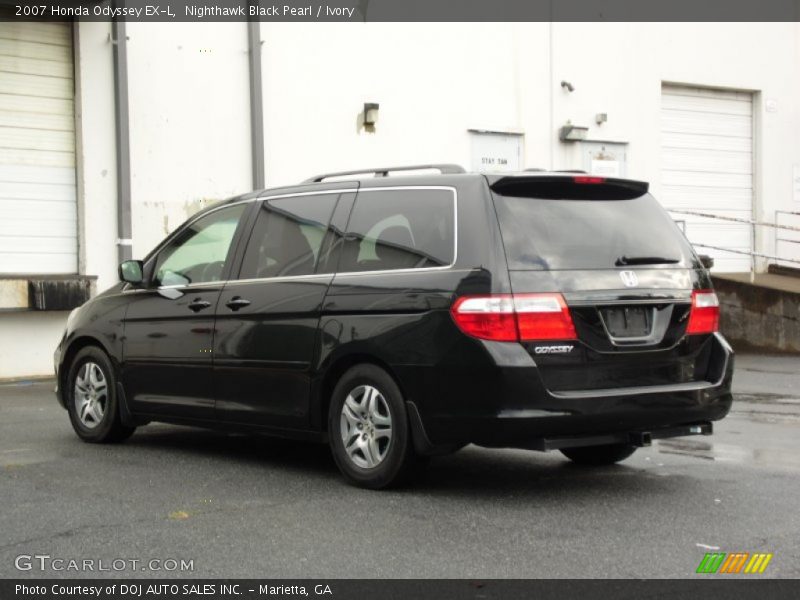 Nighthawk Black Pearl / Ivory 2007 Honda Odyssey EX-L