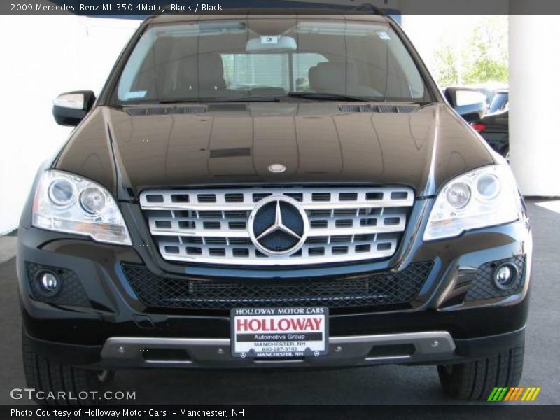 Black / Black 2009 Mercedes-Benz ML 350 4Matic