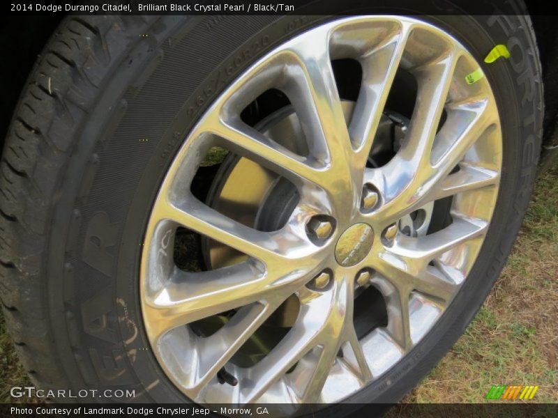 Brilliant Black Crystal Pearl / Black/Tan 2014 Dodge Durango Citadel