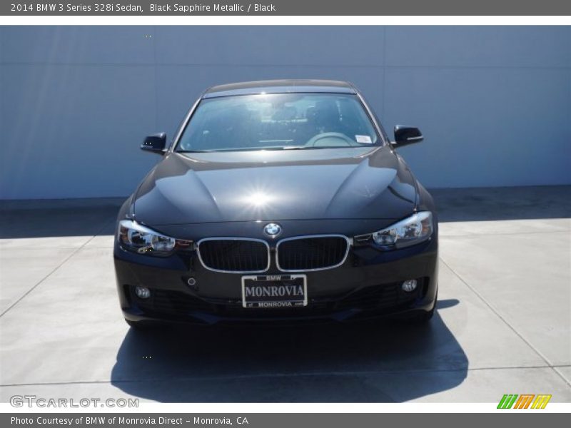 Black Sapphire Metallic / Black 2014 BMW 3 Series 328i Sedan