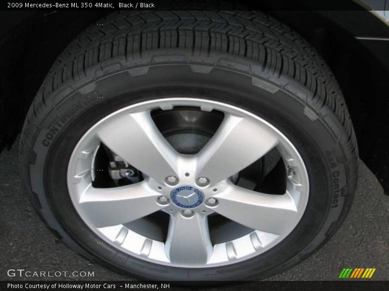 Black / Black 2009 Mercedes-Benz ML 350 4Matic