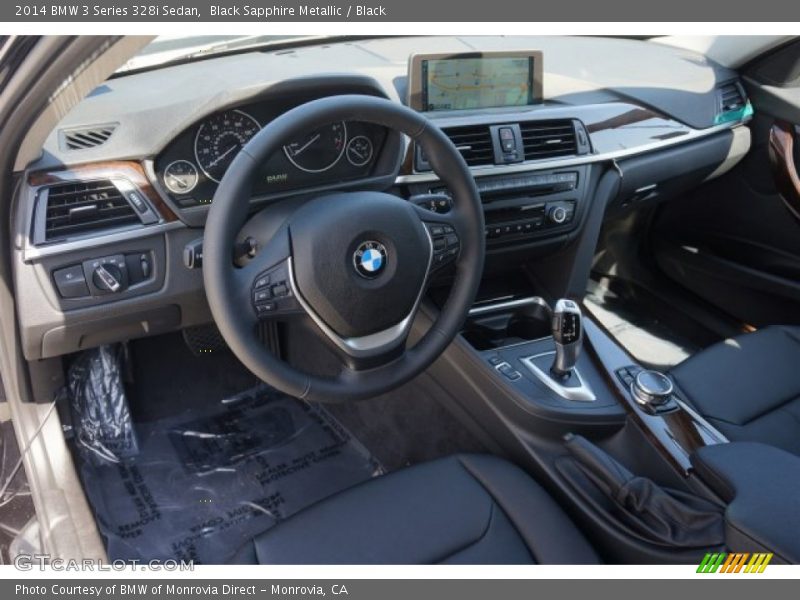 Black Sapphire Metallic / Black 2014 BMW 3 Series 328i Sedan