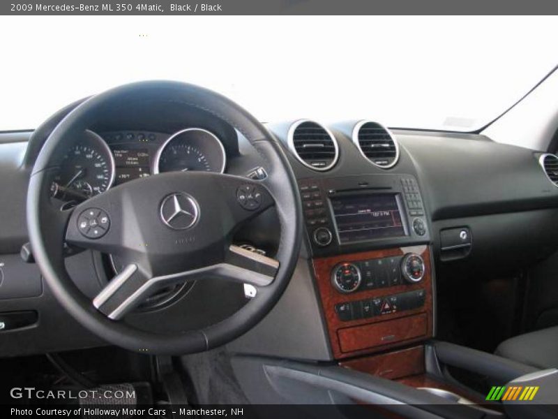 Black / Black 2009 Mercedes-Benz ML 350 4Matic