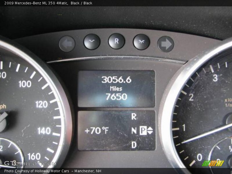Black / Black 2009 Mercedes-Benz ML 350 4Matic