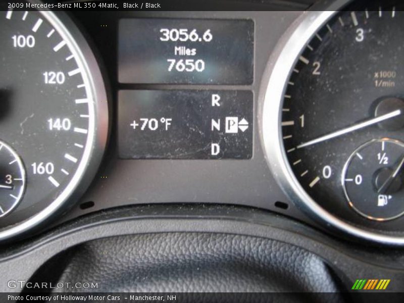 Black / Black 2009 Mercedes-Benz ML 350 4Matic
