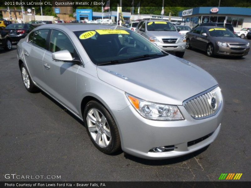 Quicksilver Metallic / Ebony 2011 Buick LaCrosse CXL
