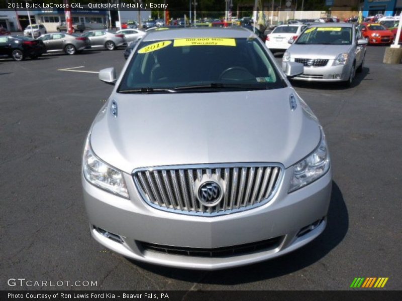Quicksilver Metallic / Ebony 2011 Buick LaCrosse CXL