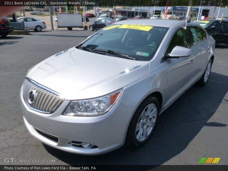 Quicksilver Metallic / Ebony 2011 Buick LaCrosse CXL