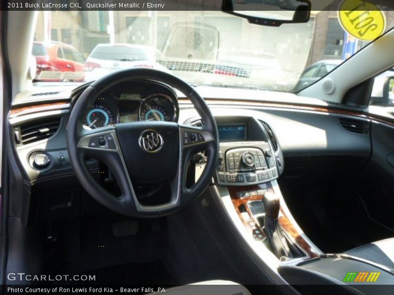 Quicksilver Metallic / Ebony 2011 Buick LaCrosse CXL