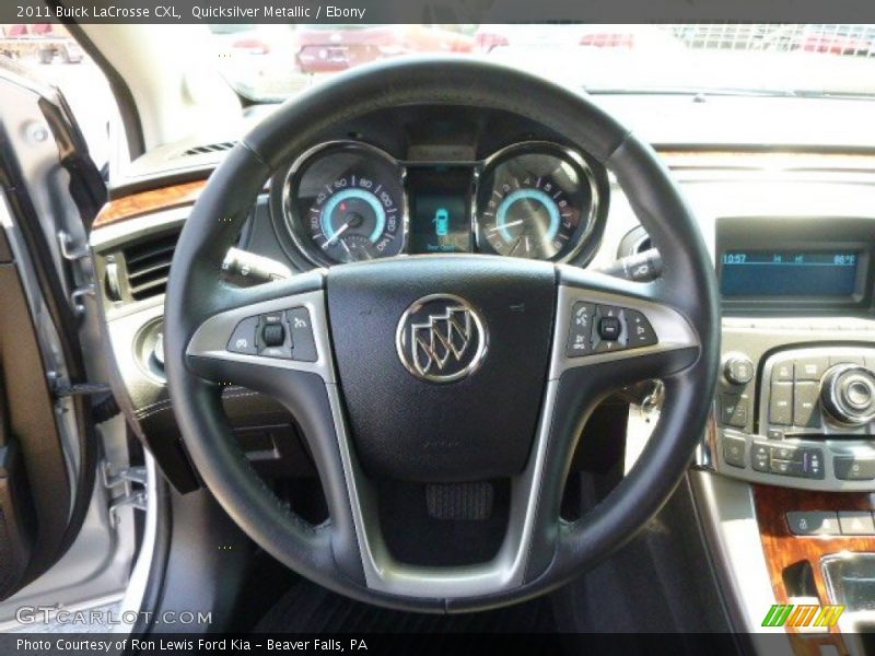 Quicksilver Metallic / Ebony 2011 Buick LaCrosse CXL