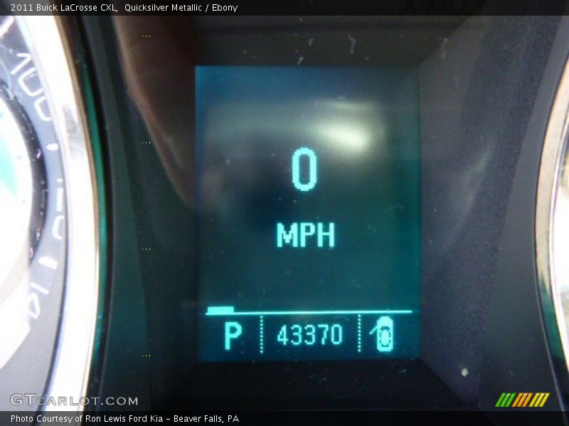 Quicksilver Metallic / Ebony 2011 Buick LaCrosse CXL