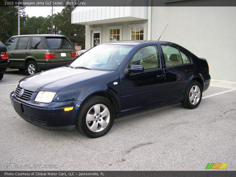 Blue / Grey 2003 Volkswagen Jetta GLS Sedan