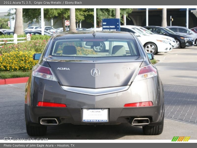 Grigio Gray Metallic / Ebony Black 2011 Acura TL 3.5
