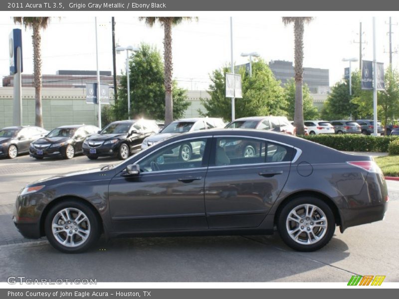 Grigio Gray Metallic / Ebony Black 2011 Acura TL 3.5