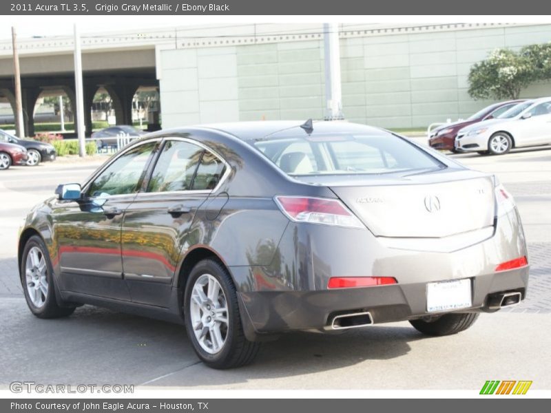 Grigio Gray Metallic / Ebony Black 2011 Acura TL 3.5