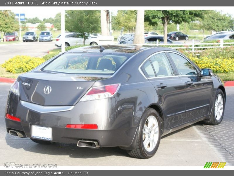 Grigio Gray Metallic / Ebony Black 2011 Acura TL 3.5