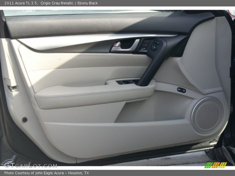 Grigio Gray Metallic / Ebony Black 2011 Acura TL 3.5