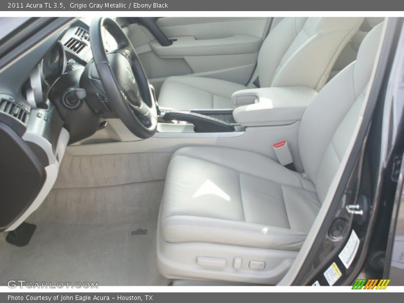 Grigio Gray Metallic / Ebony Black 2011 Acura TL 3.5