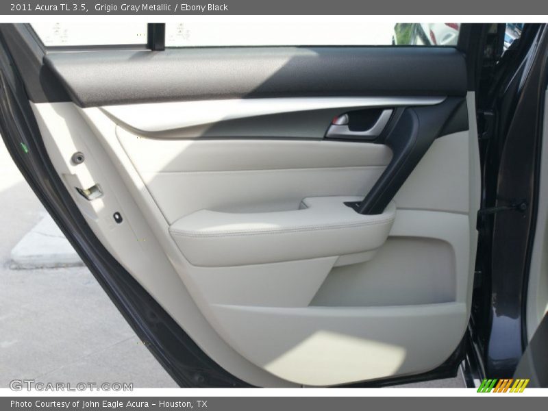 Grigio Gray Metallic / Ebony Black 2011 Acura TL 3.5