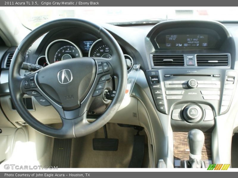 Grigio Gray Metallic / Ebony Black 2011 Acura TL 3.5